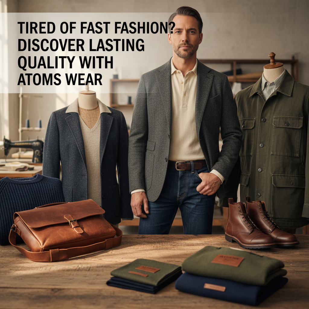 Tired of Fast Fashion? Discover Lasting Quality with Atoms Wear